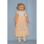 Large 1950's Composition Bodied Doll