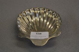 Shell Shaped Silver Dish - London 1899, Approx 57g