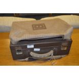 Brown Leather Travel Vanity Case