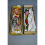 Two Pelham Puppets; Tyrolean Boy and Girl
