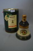 Wade Bell's Old Scotch Whisky Decanter Christmas 1988