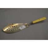 Ivorine Handled Silver Cake Server - London 1804