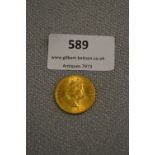 Gold Full Sovereign 1958