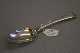 Georgian Hallmarked Silver Tablespoon - London 1812, Approx 60g