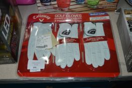 *Callaway Golf Glove 3pk