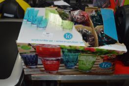 *Coloured Acrylic Tumbler Set