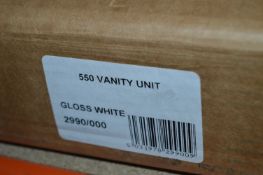 Gloss Vanity Unit 550cm