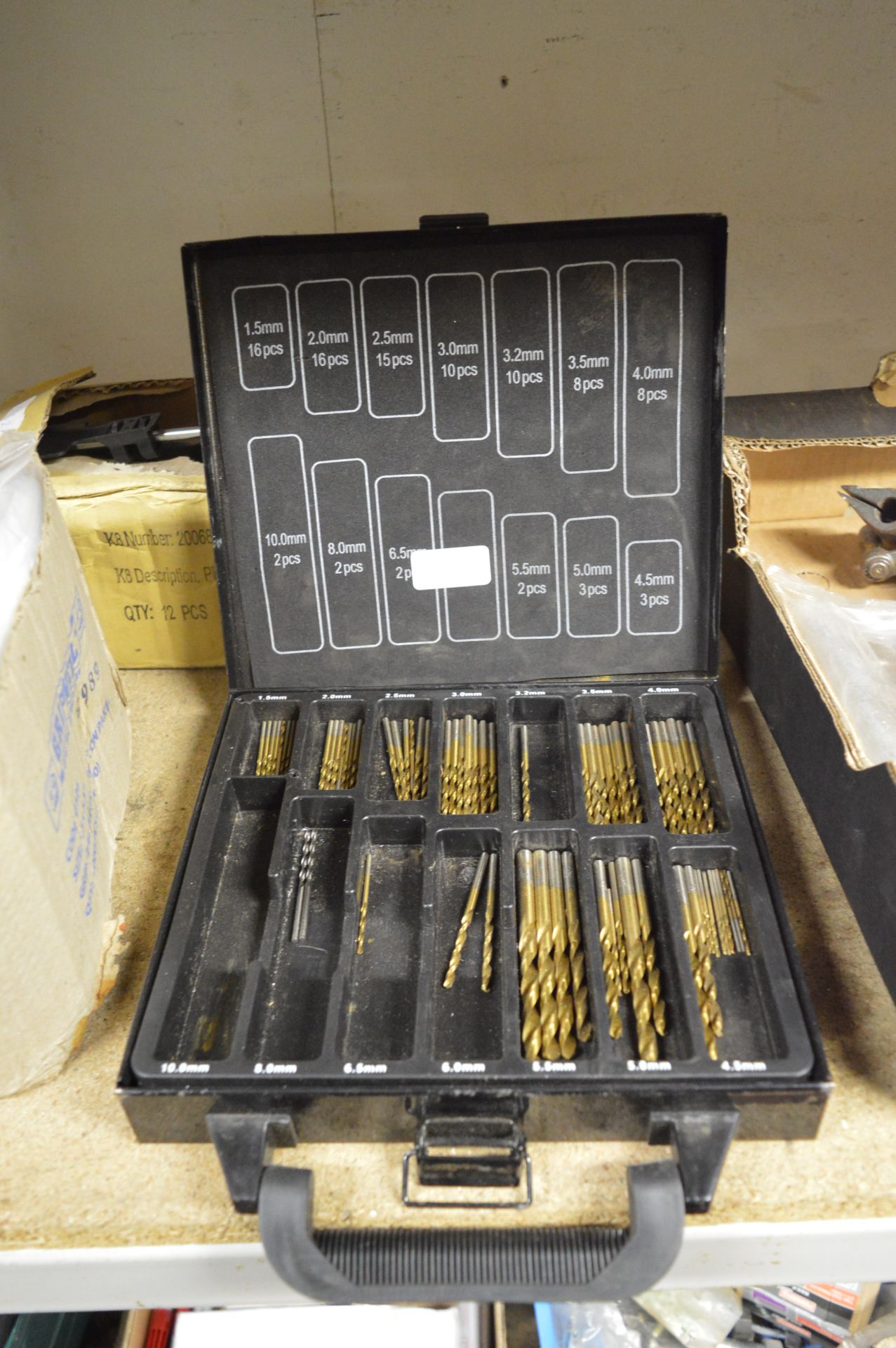 *Tin of Drill Bits