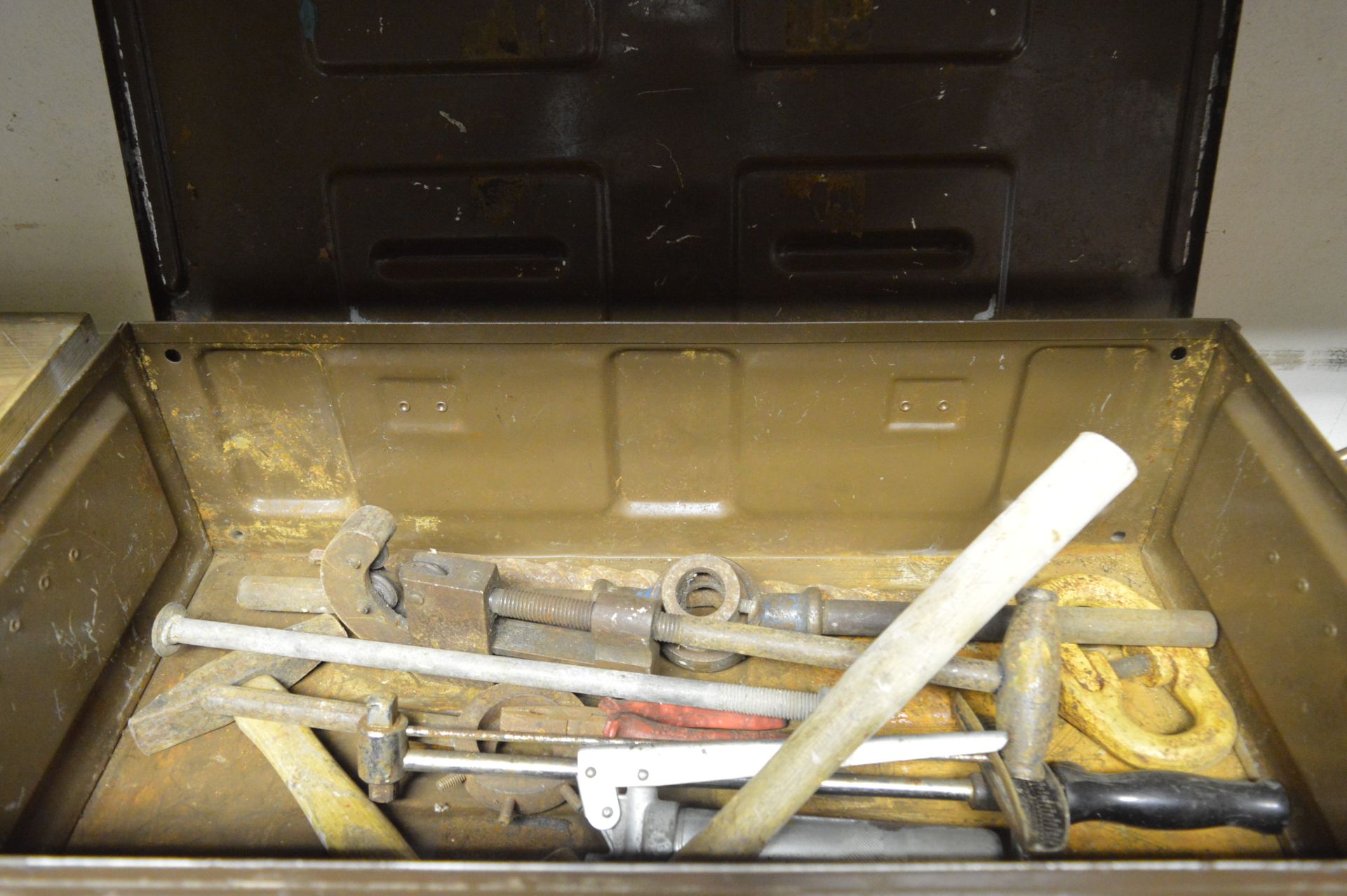 MOD Ammunition Box Containing Assorted Hand Tools