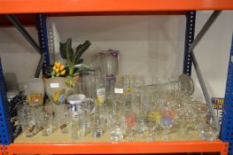 Large Selection of Drinking Glassware, Artificial