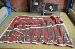 *Eleven Piece Roebuck Combination Spanner Set