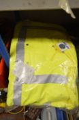 Bag Containing Polyethene Visitors Coat, Hi-Vis Ja