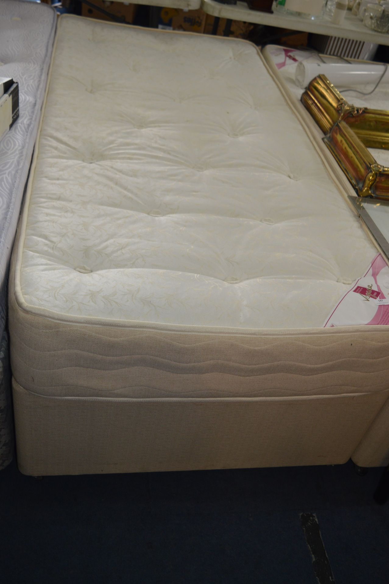 Single Mattress with Matching Base