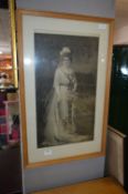 Pine Framed Print - Victorian Lady