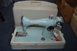 Jones Cased Electric Sewing Machine