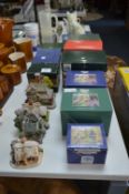 Selection of 14 Lilliput Lane Cottages and Buildin