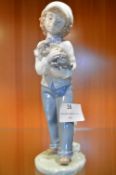 Nao Lladro Figurine - Girl with Puppy