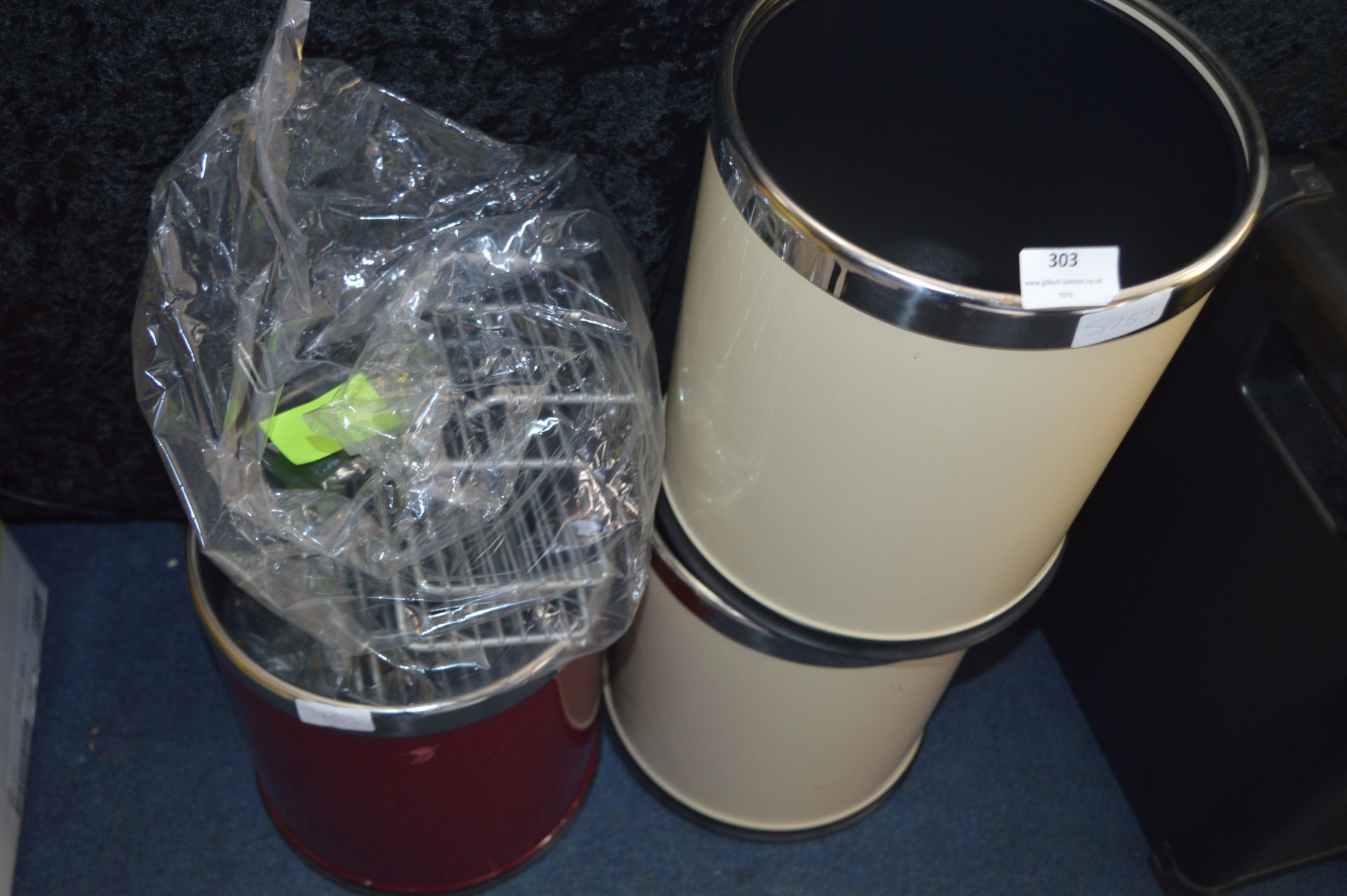 Set of Three Small Waste Bins