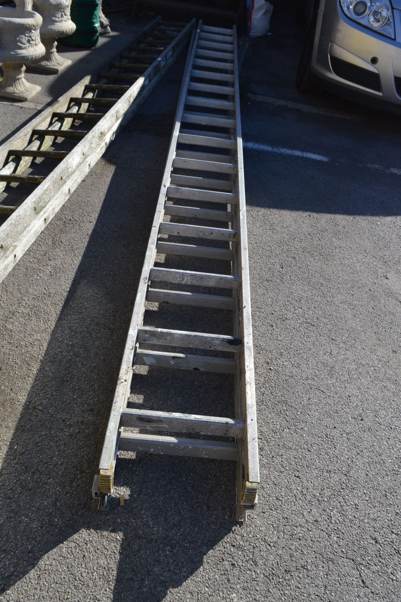15ft Aluminium Double Extending Ladders
