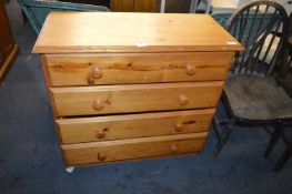 Pine Four Height Chest of Drawers