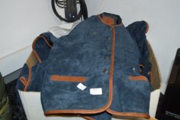 Ladies Blue Suede & Brown Leather Jackets