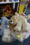 Large Box of Children's Toys and Soft toys etc.