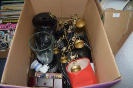 Large Box Containing Blender, Slow Cooker, Sewing