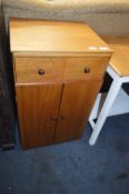 Teak Side Cabinet with Two Drawers