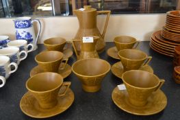 1970's Woods Astra Patterned 15 Piece Coffee Servi