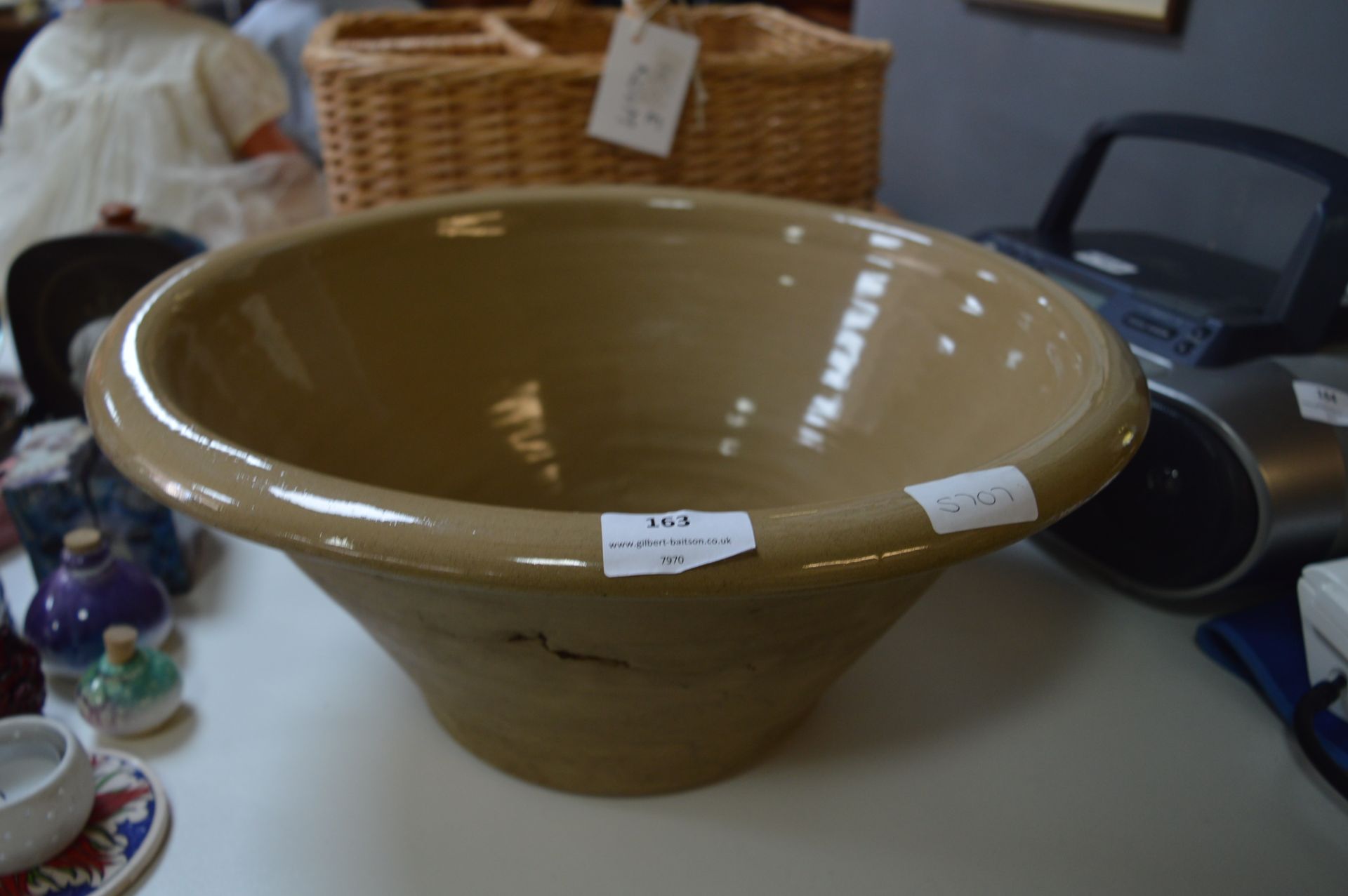 Large Stoneware Mixing Bowl