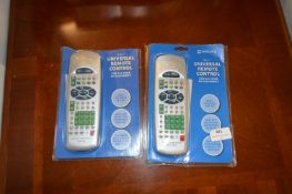 Two 8-in-1 Universal Remote Controls