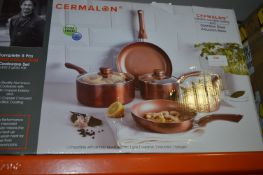 *Cermalon Five Piece Copper Cookware Set