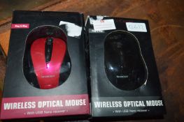 Two Silvercrest Wireless Optical Mice