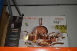 *Cermalon Five Piece Copper Collection Cookware Se