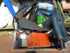 Foot Pump, Battery Charger and Assorted Tools