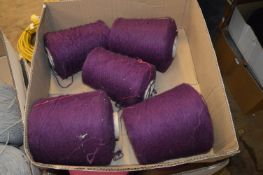 Box of Assorted Knitting Yarn (As per Photograph)