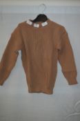 Box of Five Brown Crew-Neck Knitted Jumpers