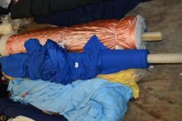 Four Rolls of Assorted Fabrics