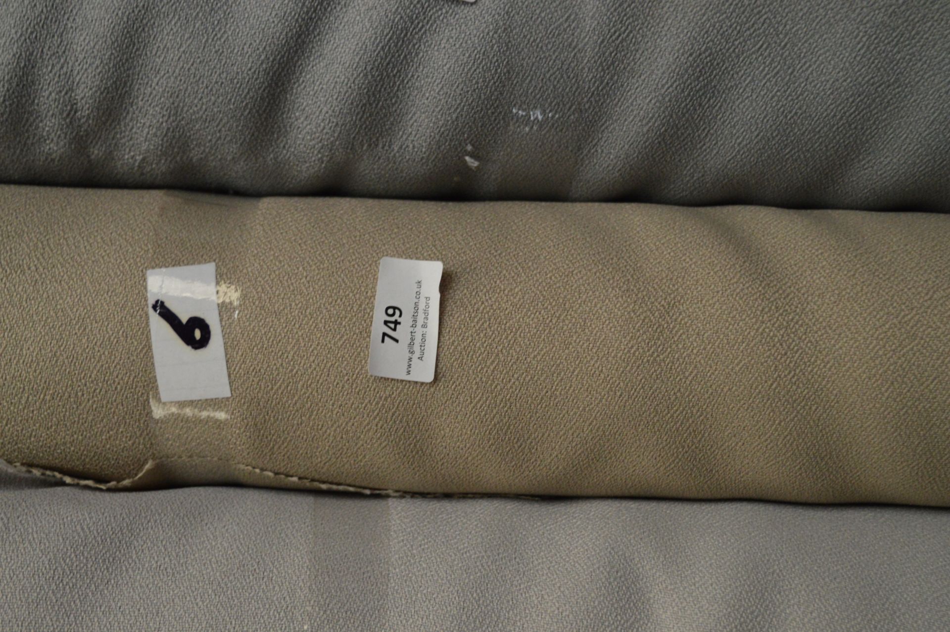 6ft Width Roll of Beige Fabric 6m