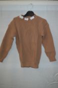 Box of Five Brown Crew-Neck Knitted Jumpers