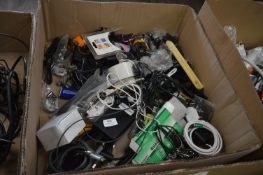 Box of Assorted Power Supply Units, USB Cables, et