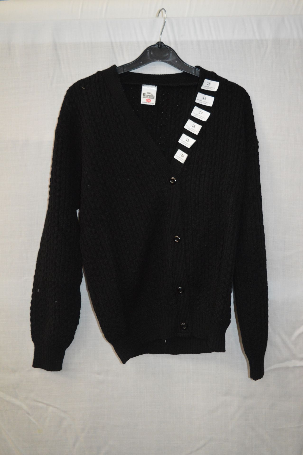 Box of Five Black Knitted Cardigans