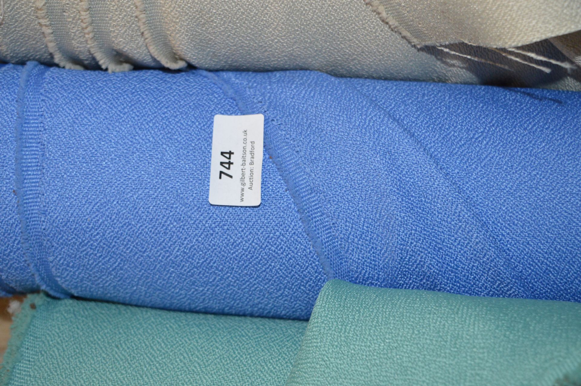 6ft Width Roll of Light Blue Fabric 10m