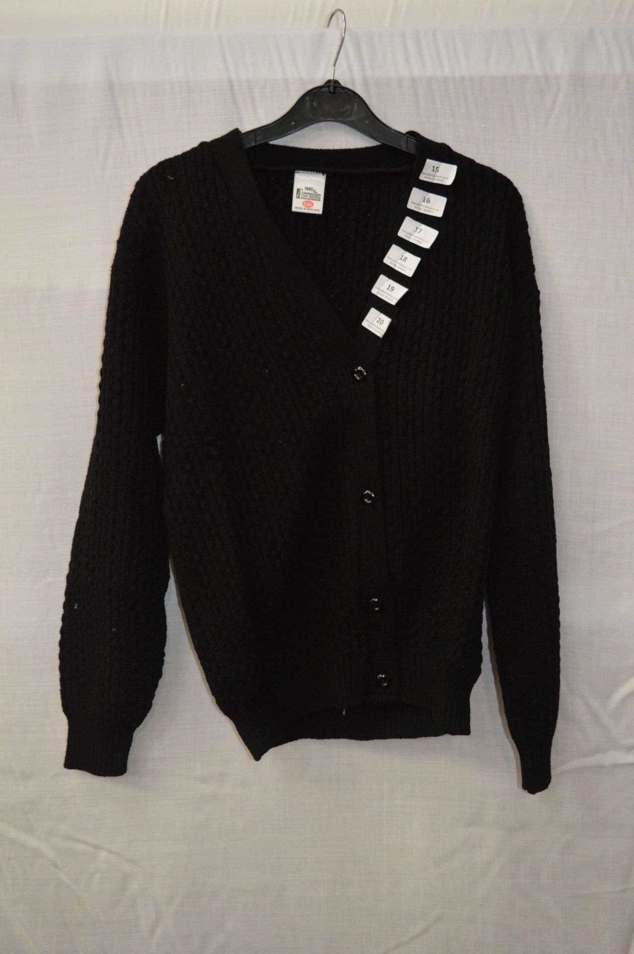 Box of Five Black Knitted Cardigans