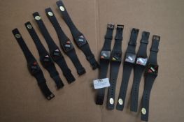 Box of Ten Digital Fashion Watches