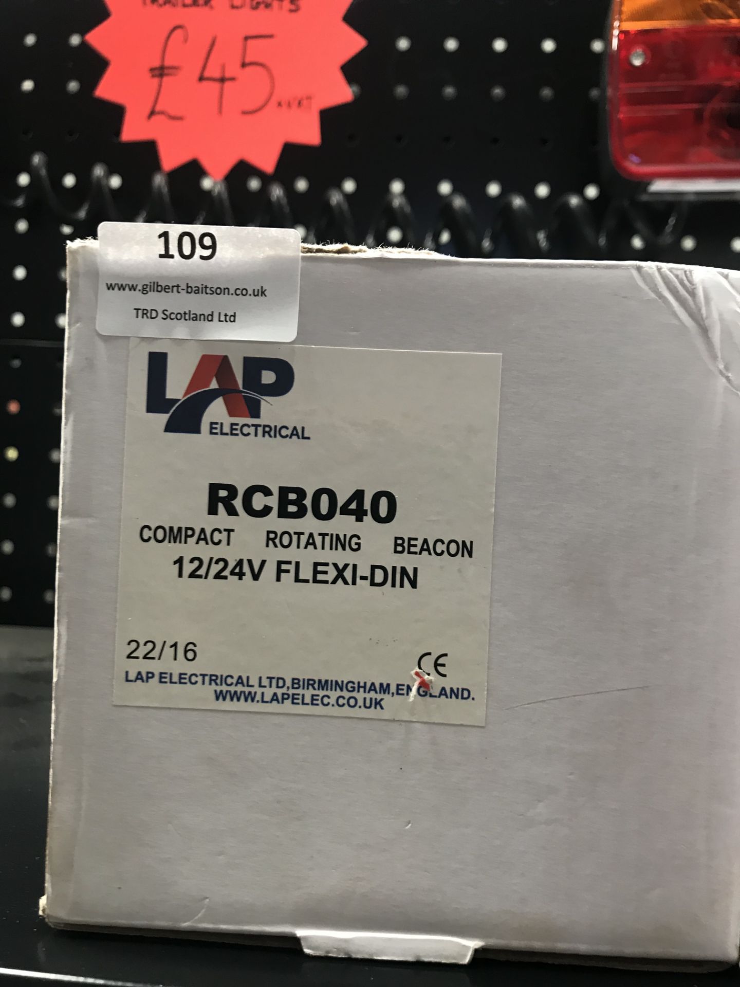 *Lap RCBO4O Rotating Beacon