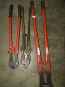 *Three Pairs of Bolt Croppers