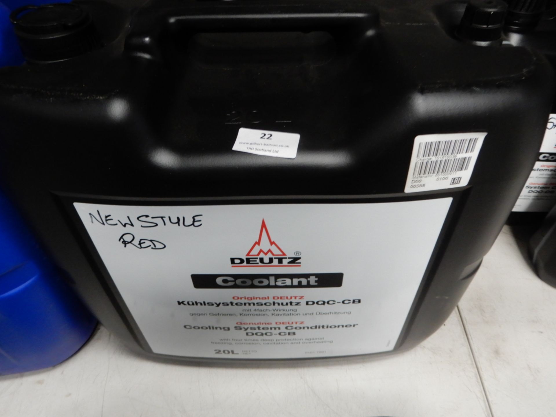 *1x20L of Deutz Coolant DQC-CB