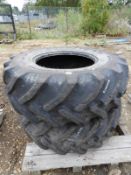 *Pair of Goodyear IT520 460/70R24 Agricultural Tyr