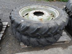 *Pair of Alliance A-350 11.2R36 Row Crop Tyres on
